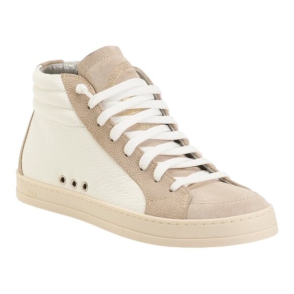 P448 Shoes - Women's P448 Made In Italy Suede And Leather Skate High Top Sneakers size 35